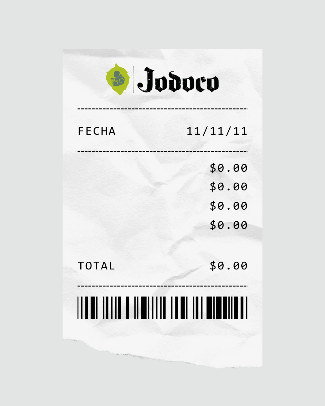 Tickets – Jodoco Belgian Bistro SAS